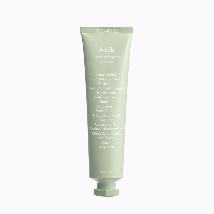 Abib - Crème apaisante Heartleaf, tube de 75 ml