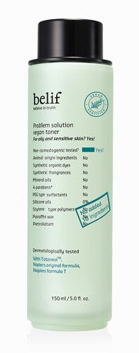Belif - Problem solution vegan toner 150ml