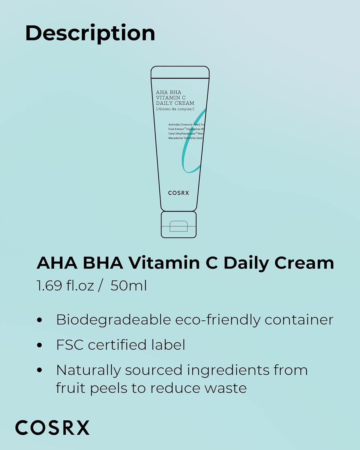 COSRX - Refresh AHA BHA Vitamin C Daily Cream 50ml