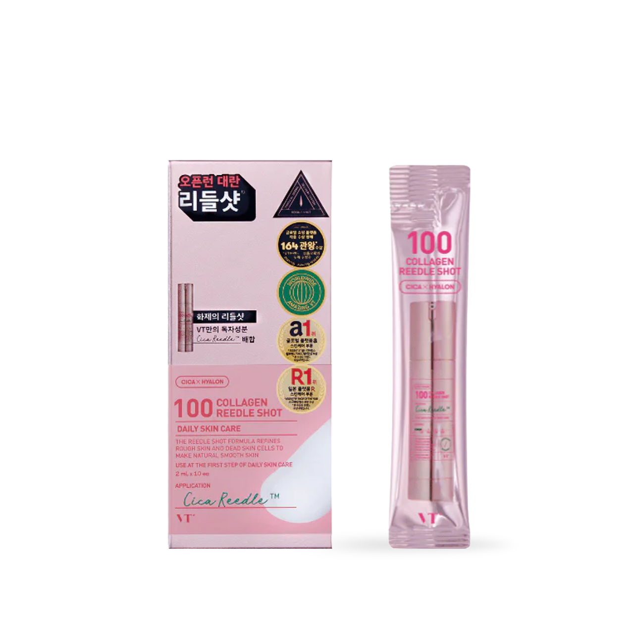 VT Cosmetics - 100 Collagen Reedle shot 10ea