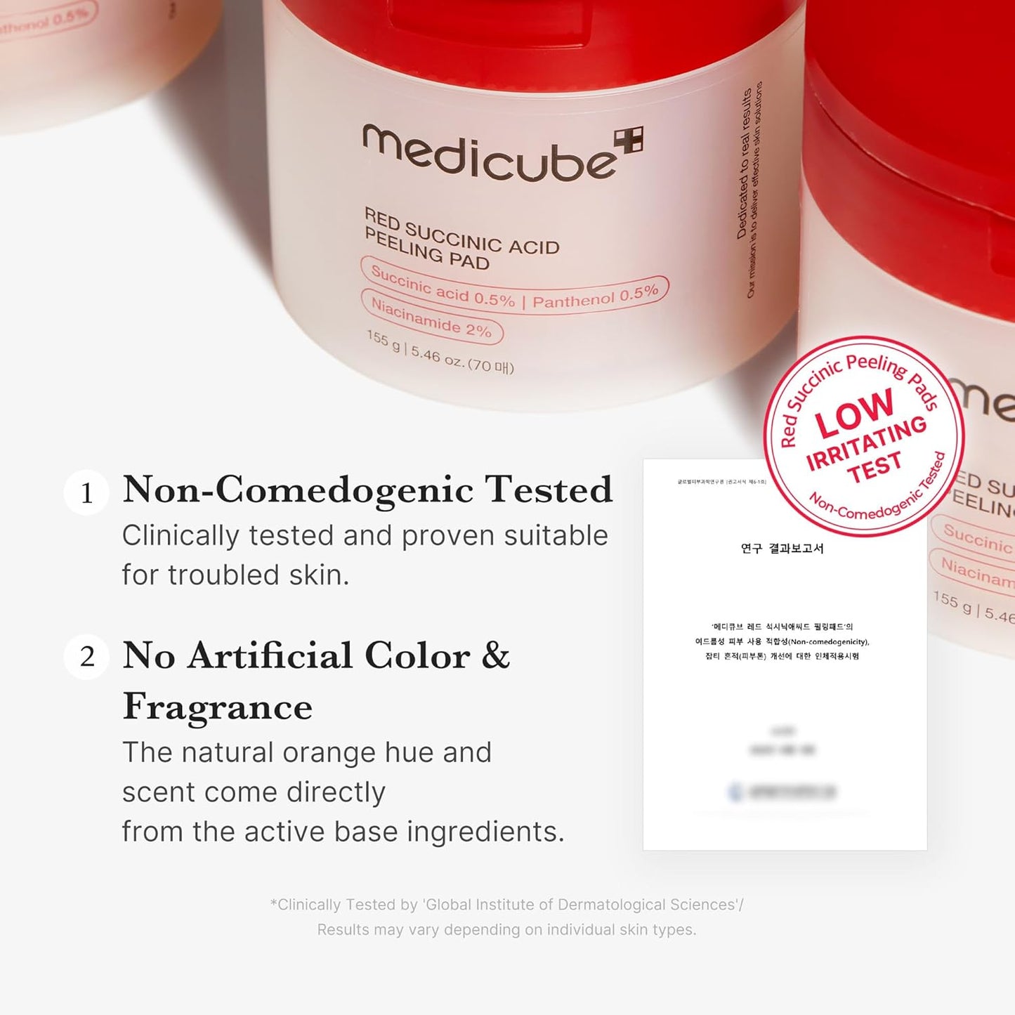 Medicube - Red Succinic Acid Peeling Pads 70pcs