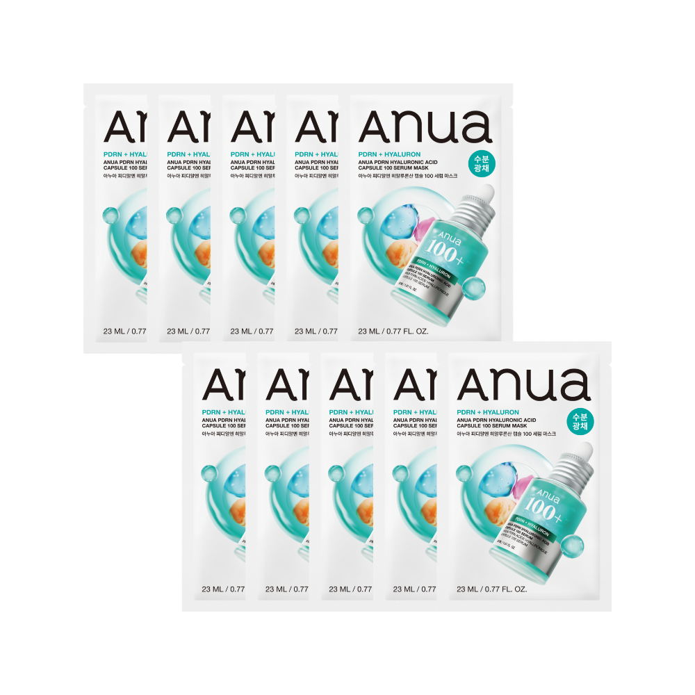 Anua - PDRN Hyaluronic Capsule 100 Serum Mask 23ml*10ea