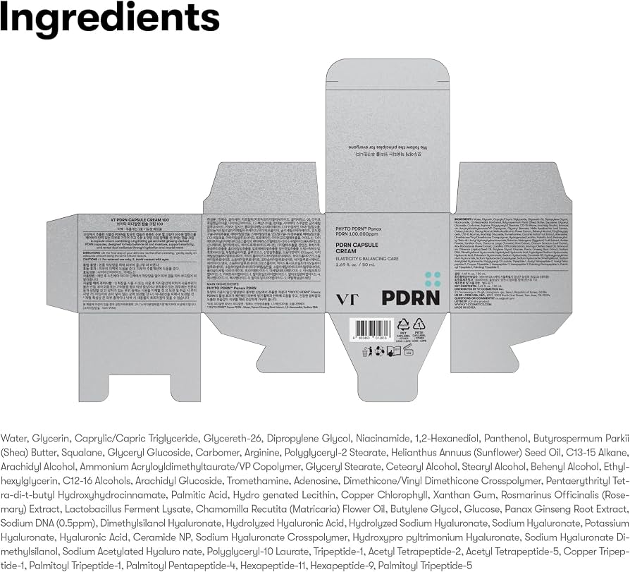 VT Cosmetics - PDRN Capsule Cream 100 50ml