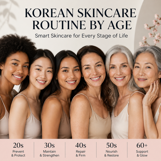Korean Skincare Routine by Age: 20s, 30s, 40s & 50+