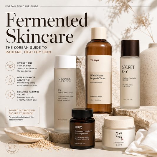 Fermented Skincare: The Complete Korean Guide (Galactomyces, Bifida & Kombucha Explained)