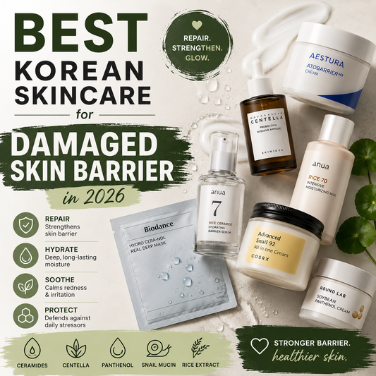 Best Korean Skincare for Damaged Skin Barrier in 2026