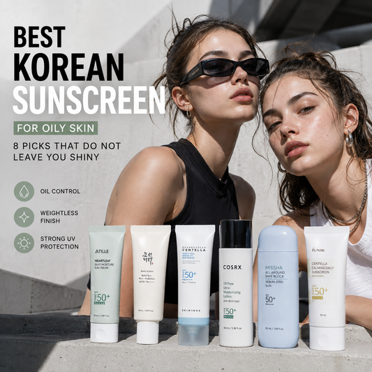 Best Korean Sunscreen for Oily Skin: 8 Picks That Do Not Leave You Shiny
