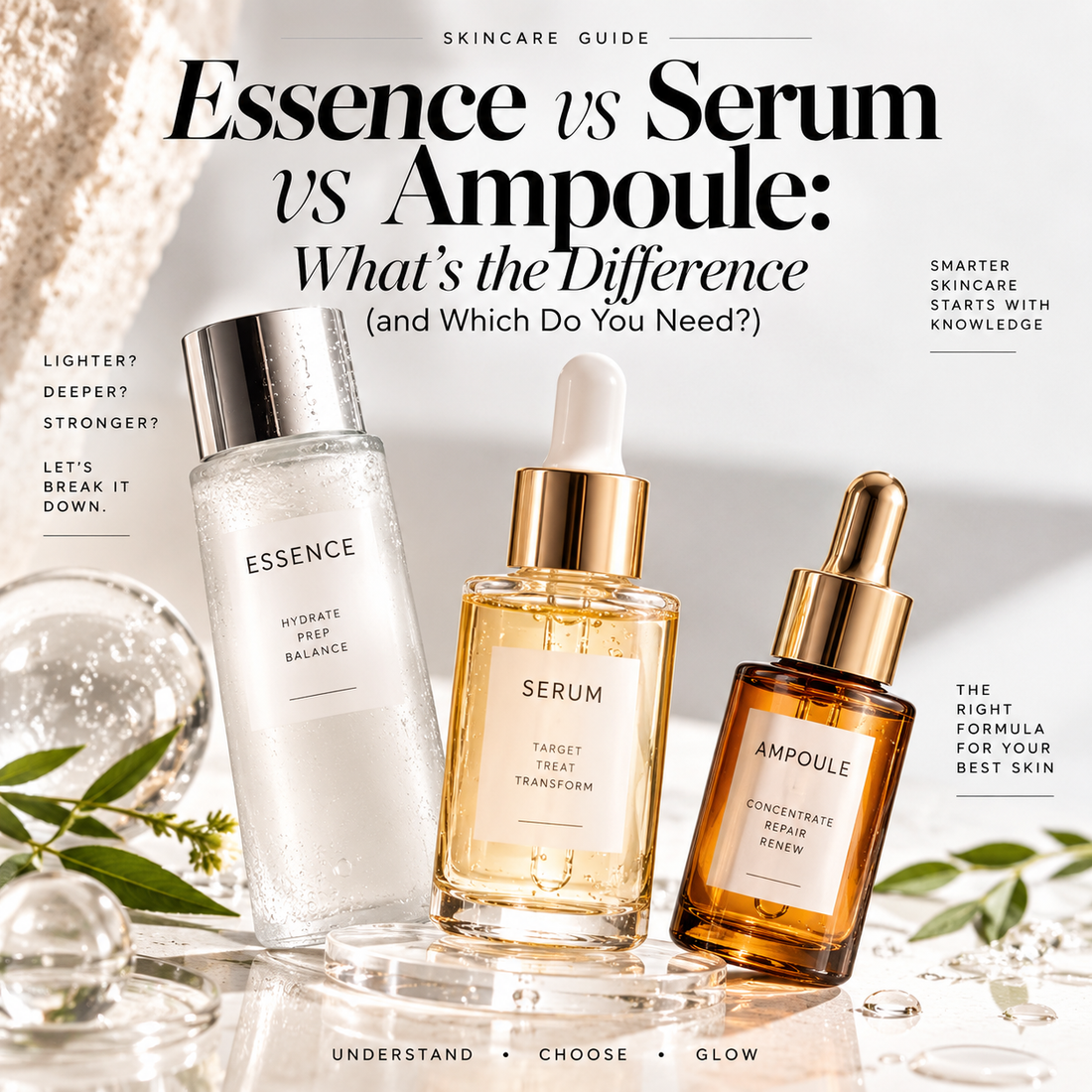 Essence vs Serum vs Ampoule: What's the Difference (and Which Do You Need)?