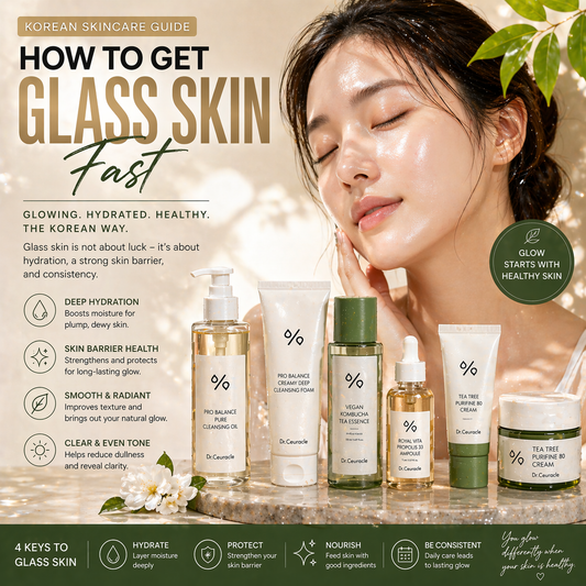 How to Get Glass Skin Fast (Korean Skincare Routine That Actually Works)