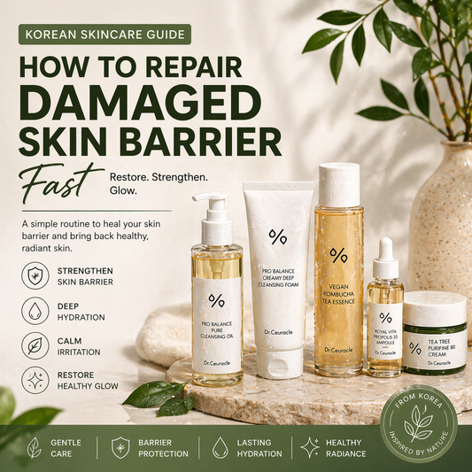 How to Repair a Damaged Skin Barrier Fast (Korean Skincare That Works)