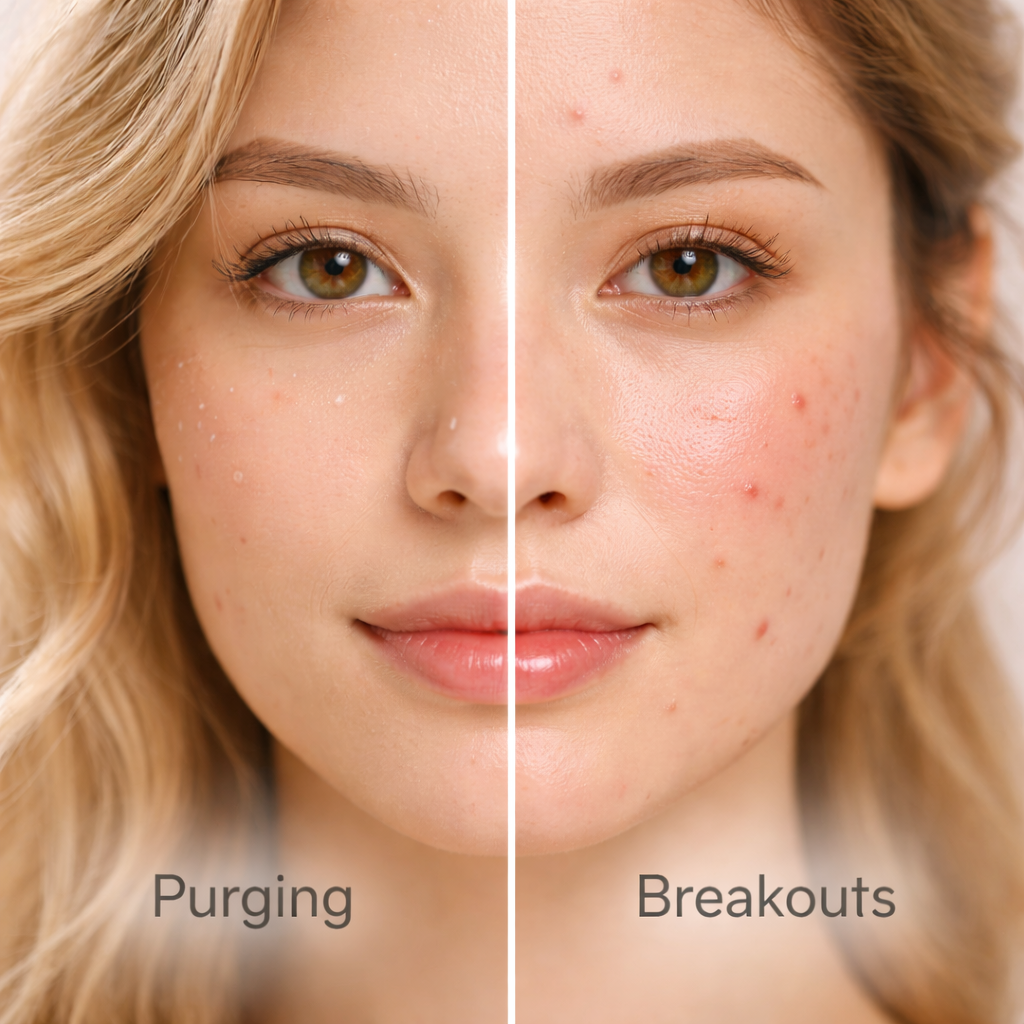 Skin Purging vs Breakouts: How to Tell the Difference