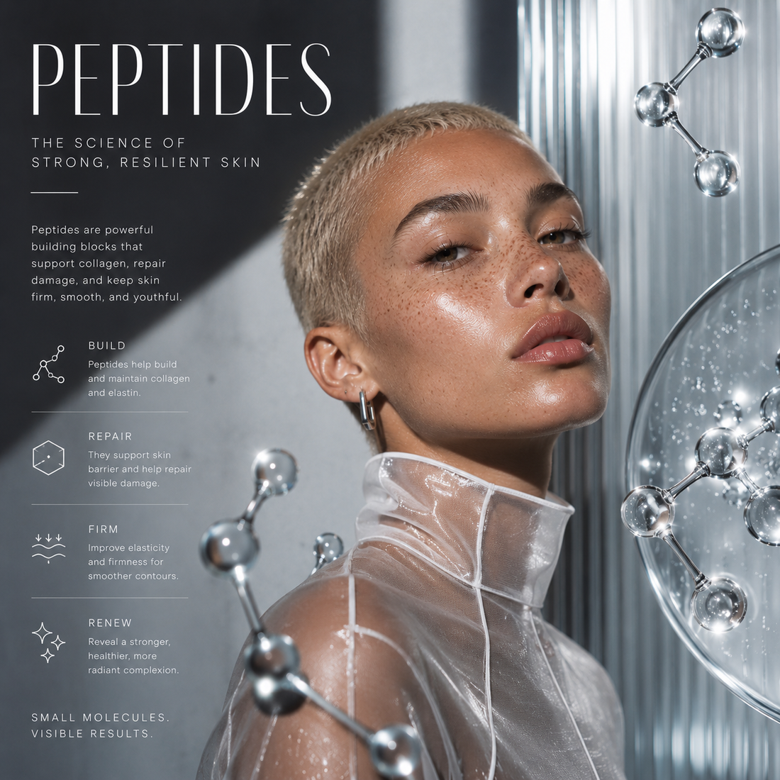Peptides in Korean Skincare: Benefits, Types & Best Products for Firm, Bouncy Skin