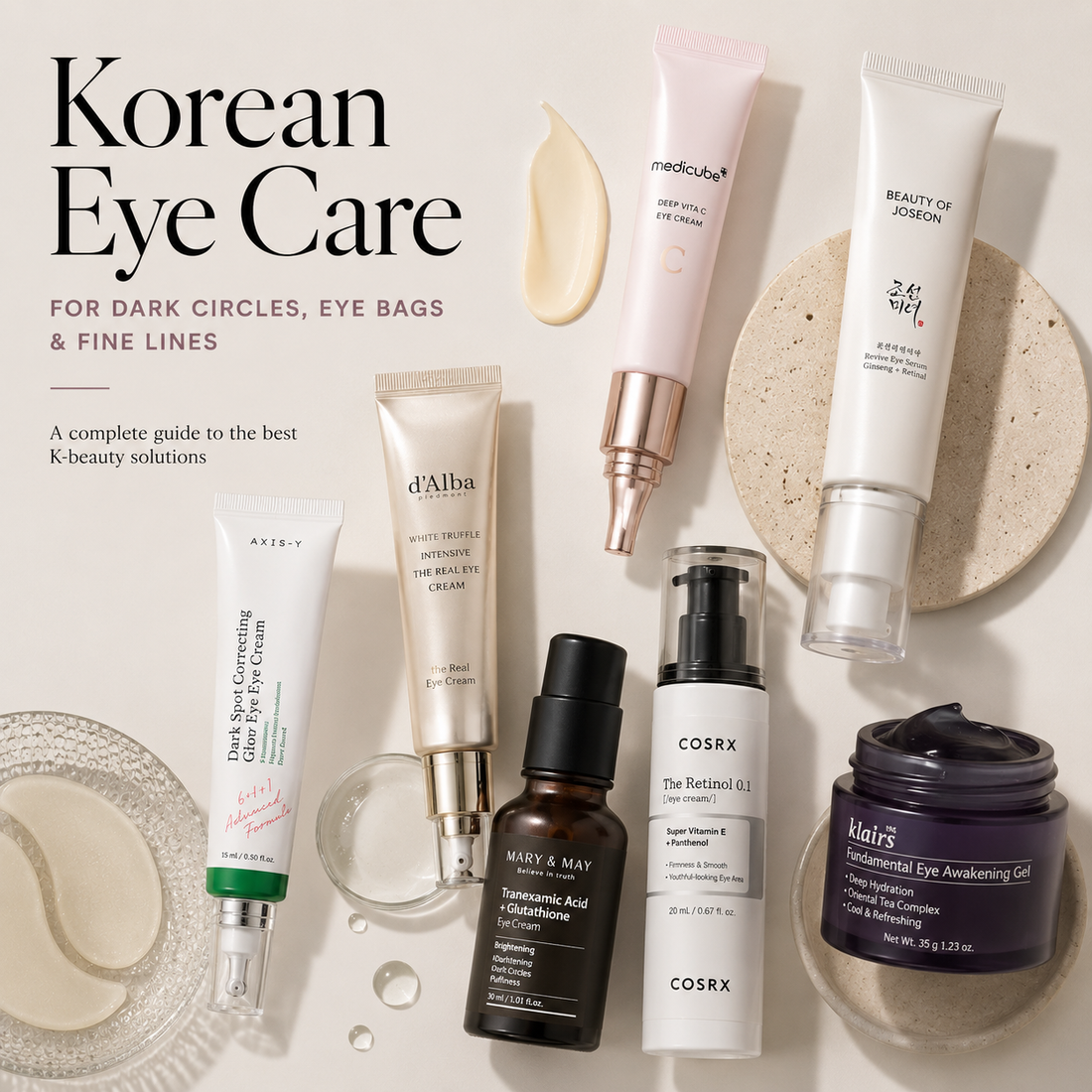 Dark Circles, Eye Bags & Fine Lines: The Complete Korean Eye Care Guide