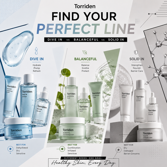 Torriden Dive In vs Balanceful vs Solid In: Which Line Fits Your Skin?