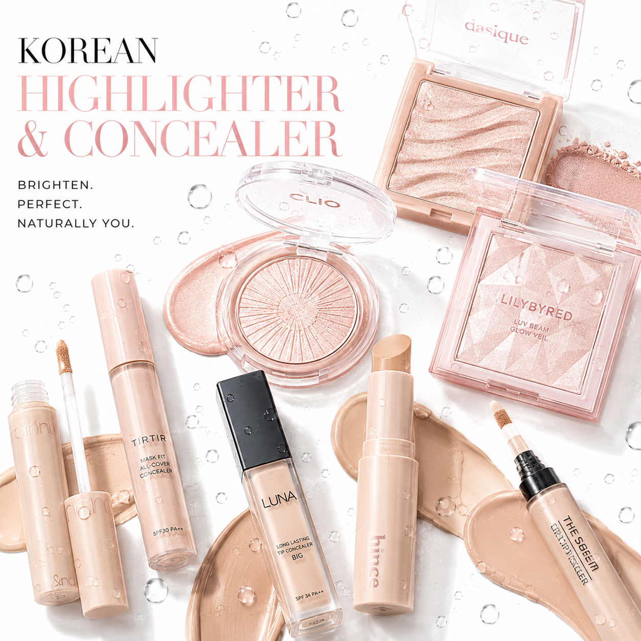 Korean Highlighter & Concealer