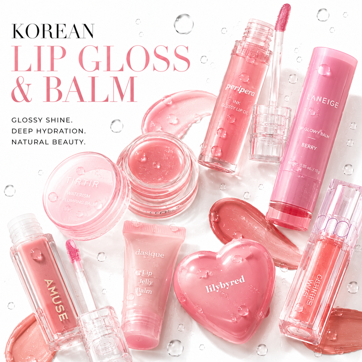 Korean Lip Gloss & Balm