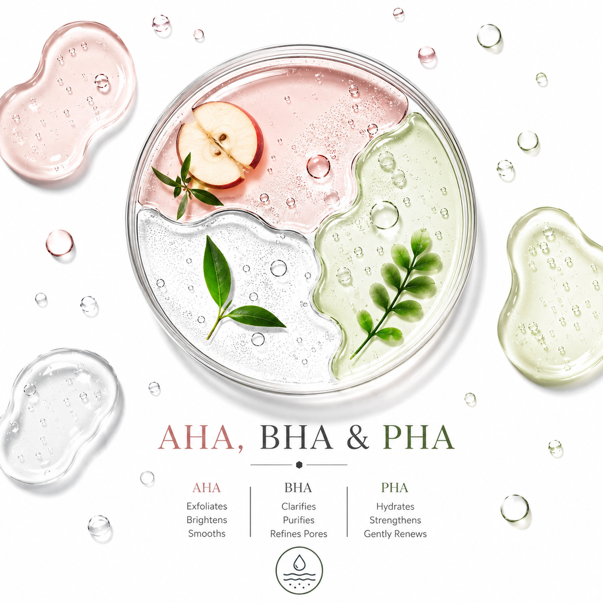AHA, BHA & PHA Exfoliants
