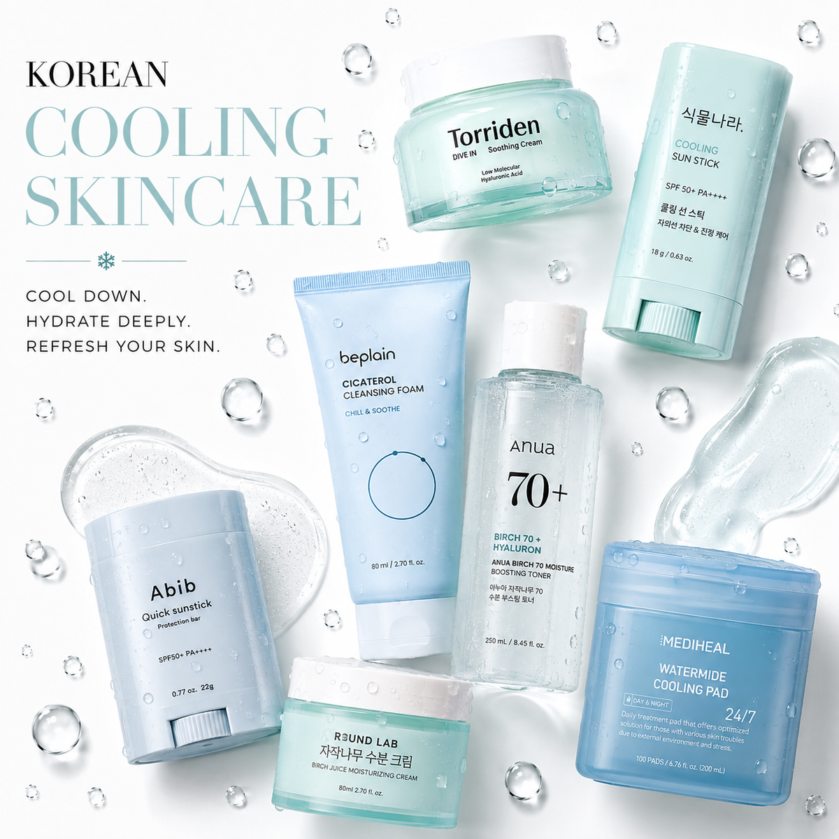 Korean Cooling Skincare