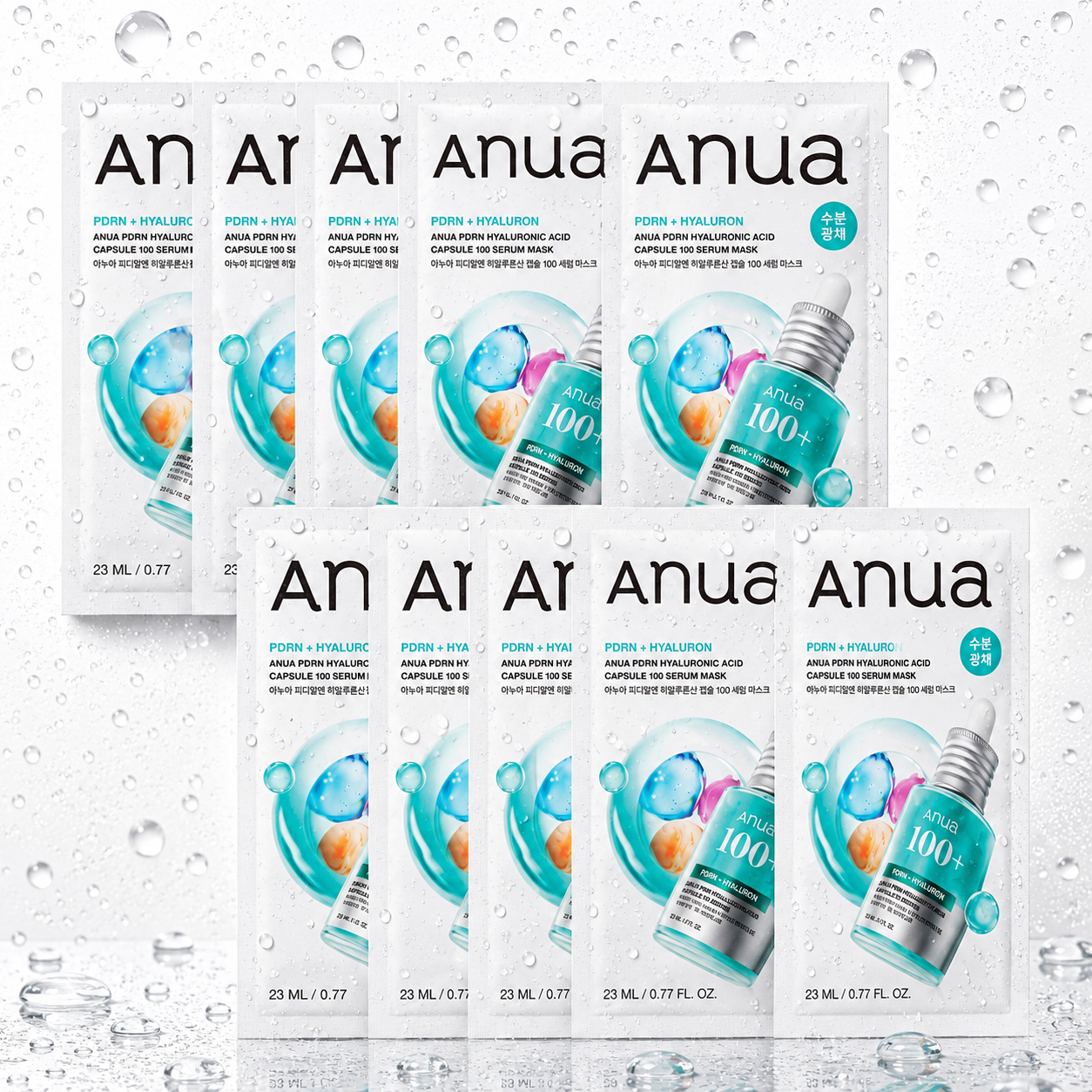 Anua - PDRN Hyaluronic Capsule 100 Serum Mask 23ml*10ea
