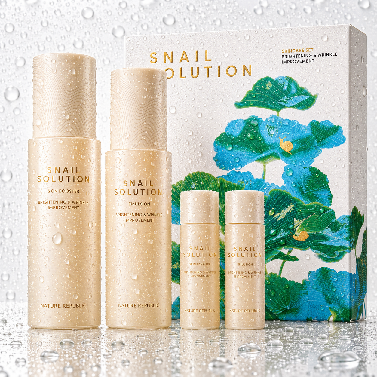 NATURE REPUBLIC - Snail Solution Skin Care Set