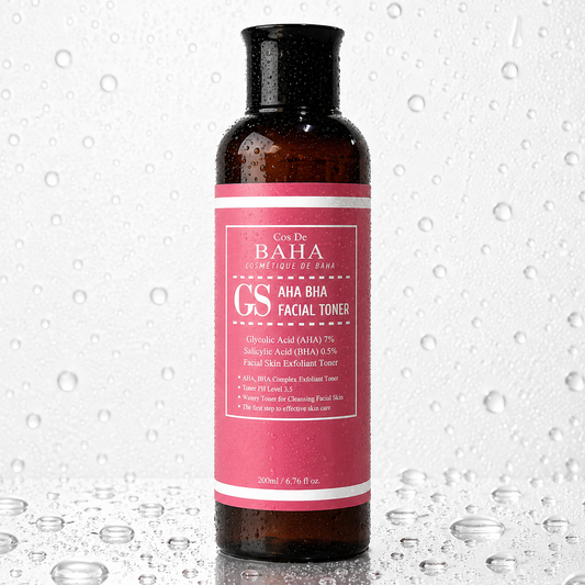 Cos De BAHA - GS Clarifying Facial Toner with Glycolic Acid 7% AHA + Salicylic Acid 0.5% BHA 200ml