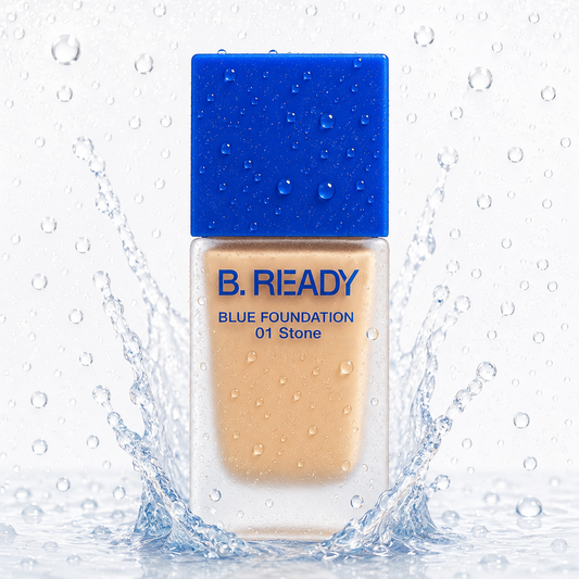 B.Ready - Blue Foundation 35ml - 01 Stone