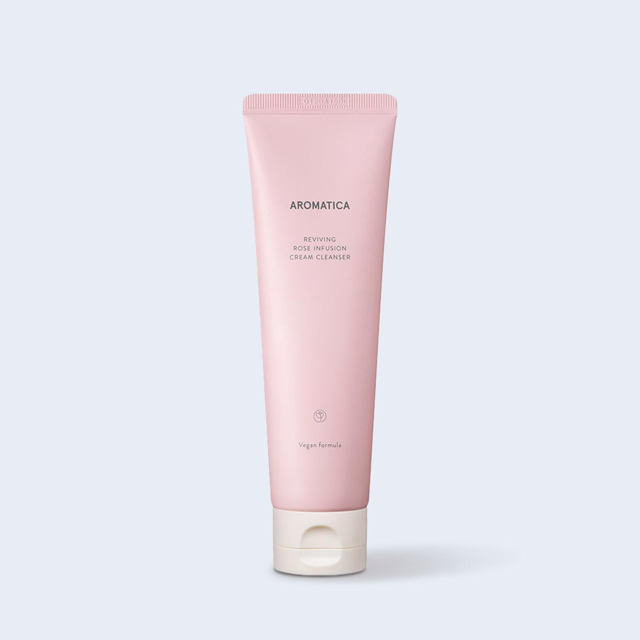 Aromatica - Crème nettoyante revitalisante à l'infusion de rose 145 g