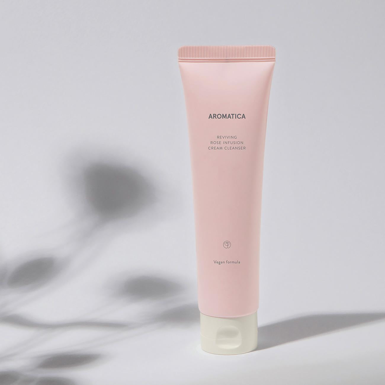 Aromatica - Crème nettoyante revitalisante à l'infusion de rose 145 g