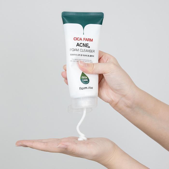 Farmstay - Cica Farm Acne Foam Cleanser 180ml