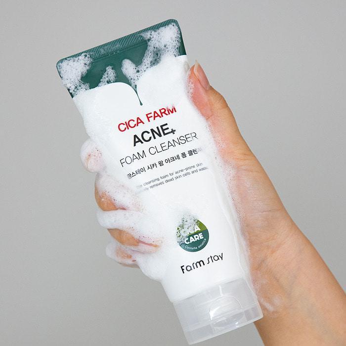 Farmstay - Cica Farm Acne Foam Cleanser 180ml