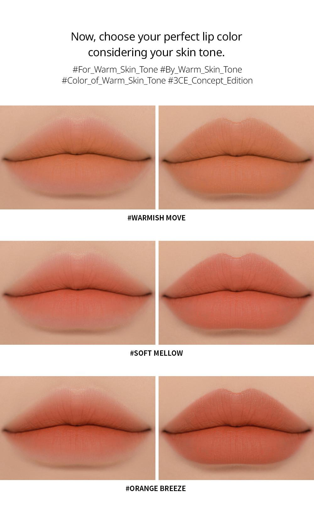 3CE - Soft Matte Lipstick 3.5g - Warmish Move
