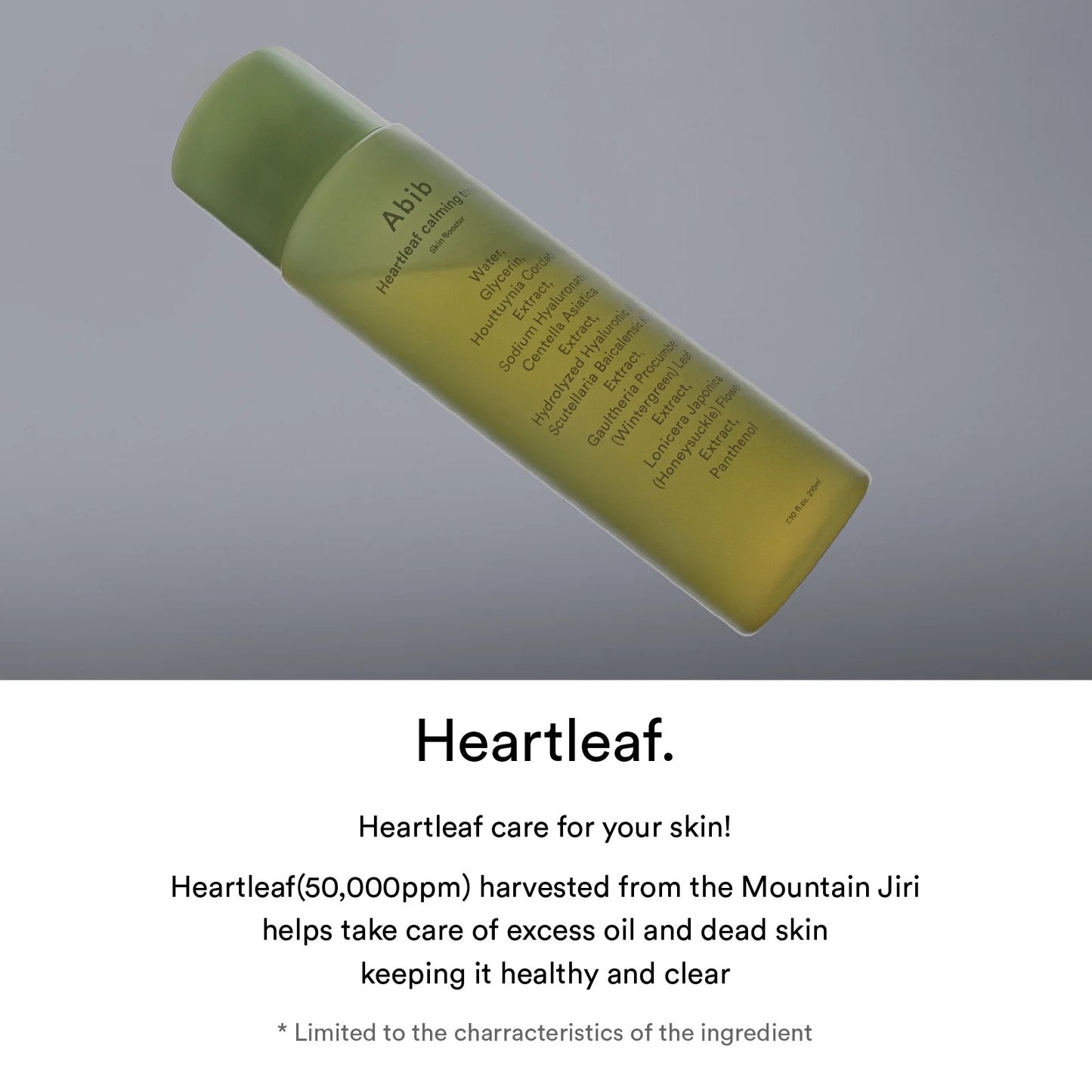 Abib - Heartleaf Calming Toner Skin Booster 200ml