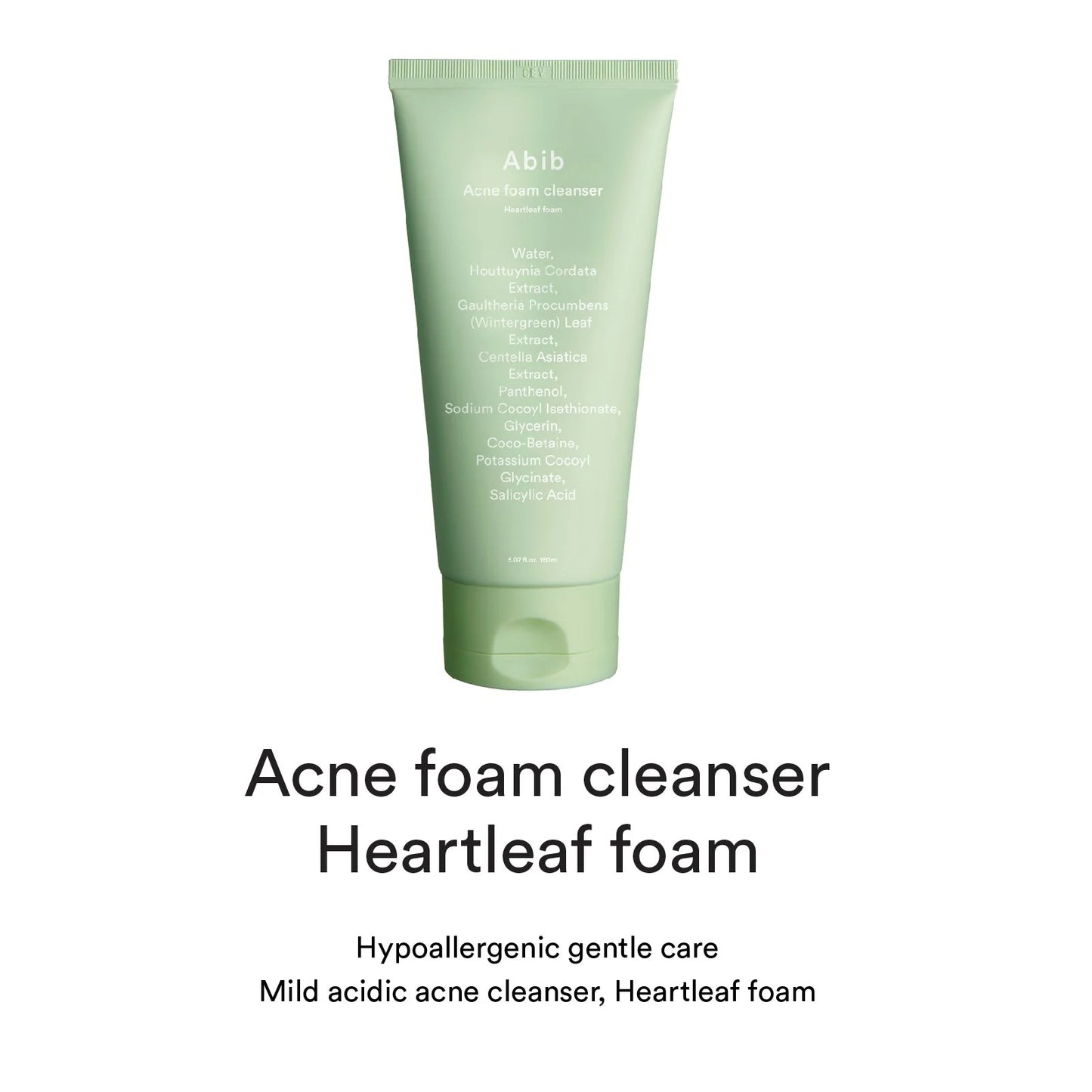 Abib - Mousse nettoyante anti-acné Heartleaf 150 ml