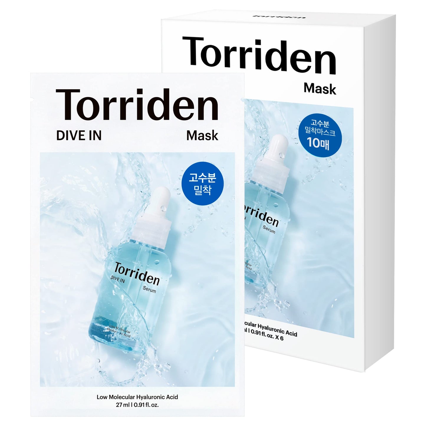 Torriden - DIVE IN Low Molecular Hyaluronic Acid Mask Sheet 10ea