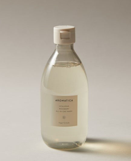 Aromatica - Lotion nettoyante tout-en-un revitalisante au romarin 300 ml