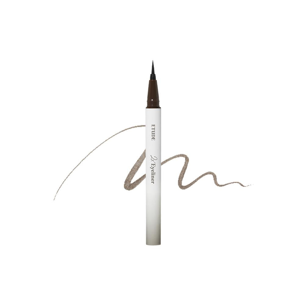 Etude House - 2X Tinting Eyeliner - 01 Soft Deep Brown