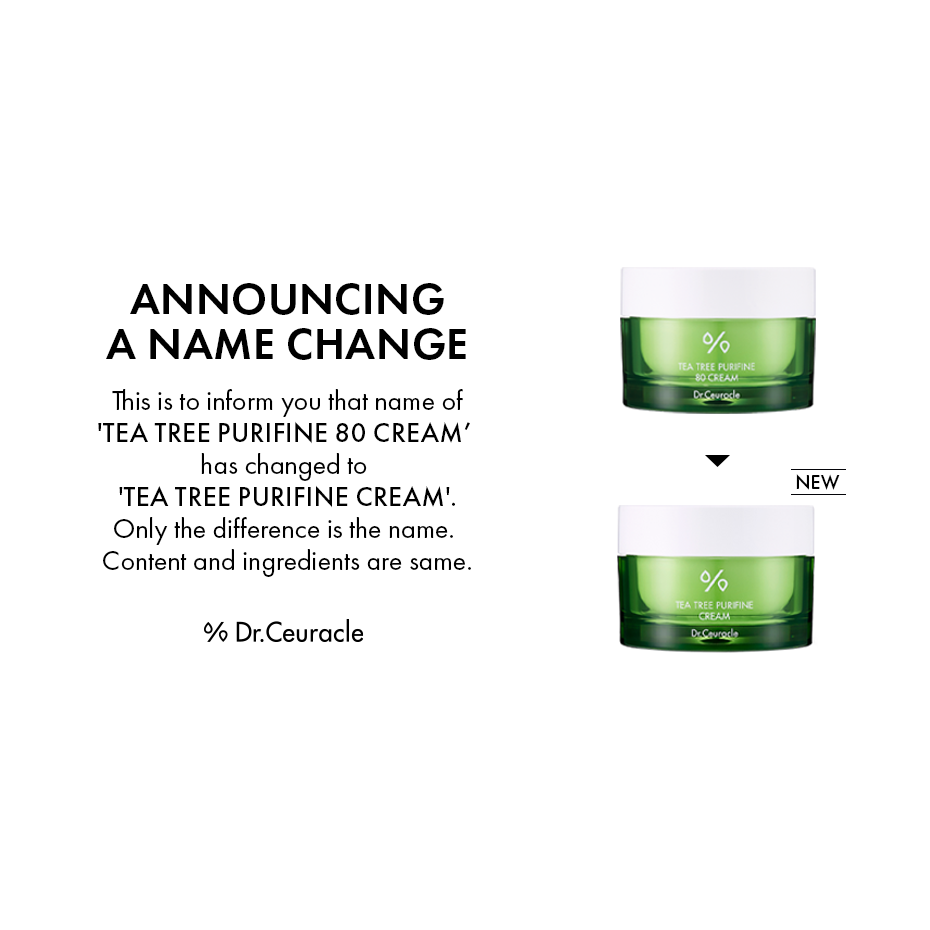 Dr.Ceuracle - Tea Tree Purifine 80 Cream 50g