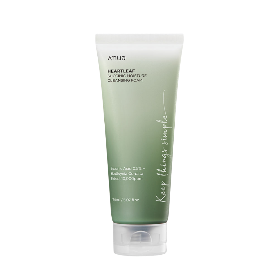 Anua - Heartleaf Succinic Moisture Cleansing Foam 150ml