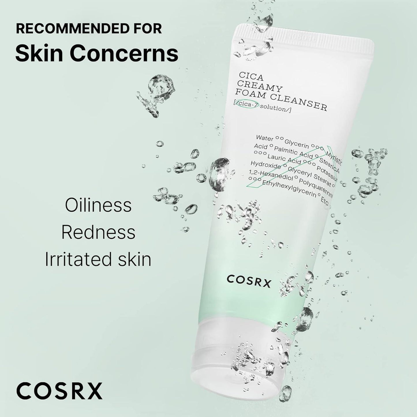 COSRX - Pure Fit Cica Creamy Foam Cleanser 150ml