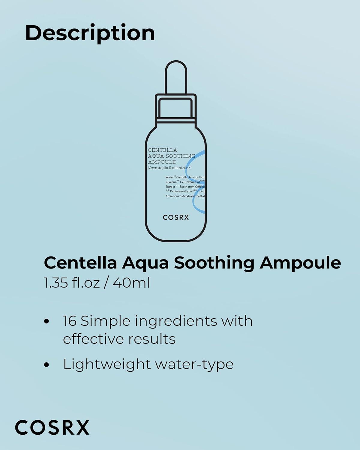 COSRX - Hydrium Centella Aqua Soothing Ampoule 40ml