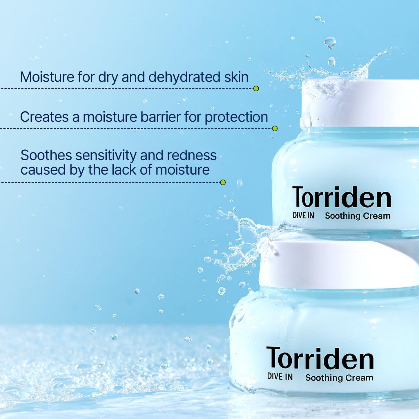 Torriden - DIVE IN Low Molecular Hyaluronic Acid Soothing Cream 100ml