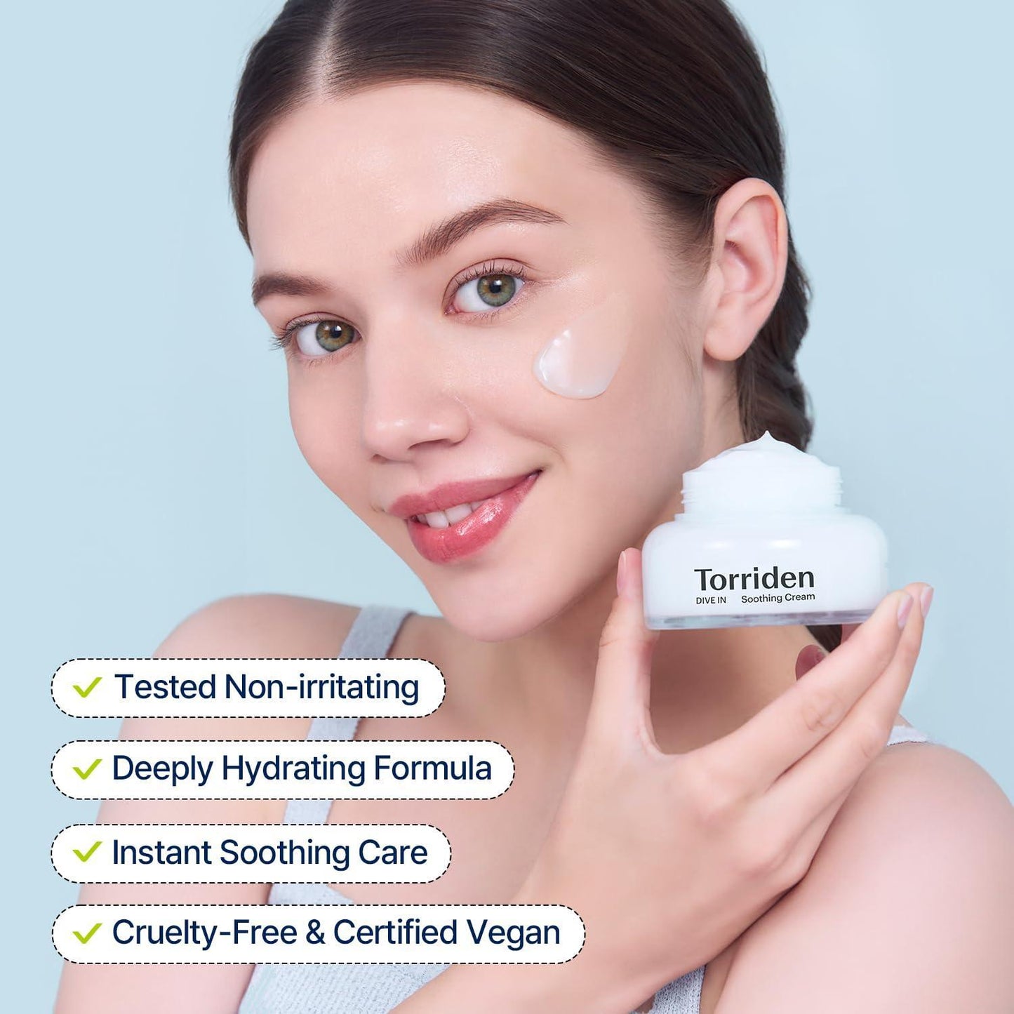 Torriden - DIVE IN Low Molecular Hyaluronic Acid Soothing Cream 100ml