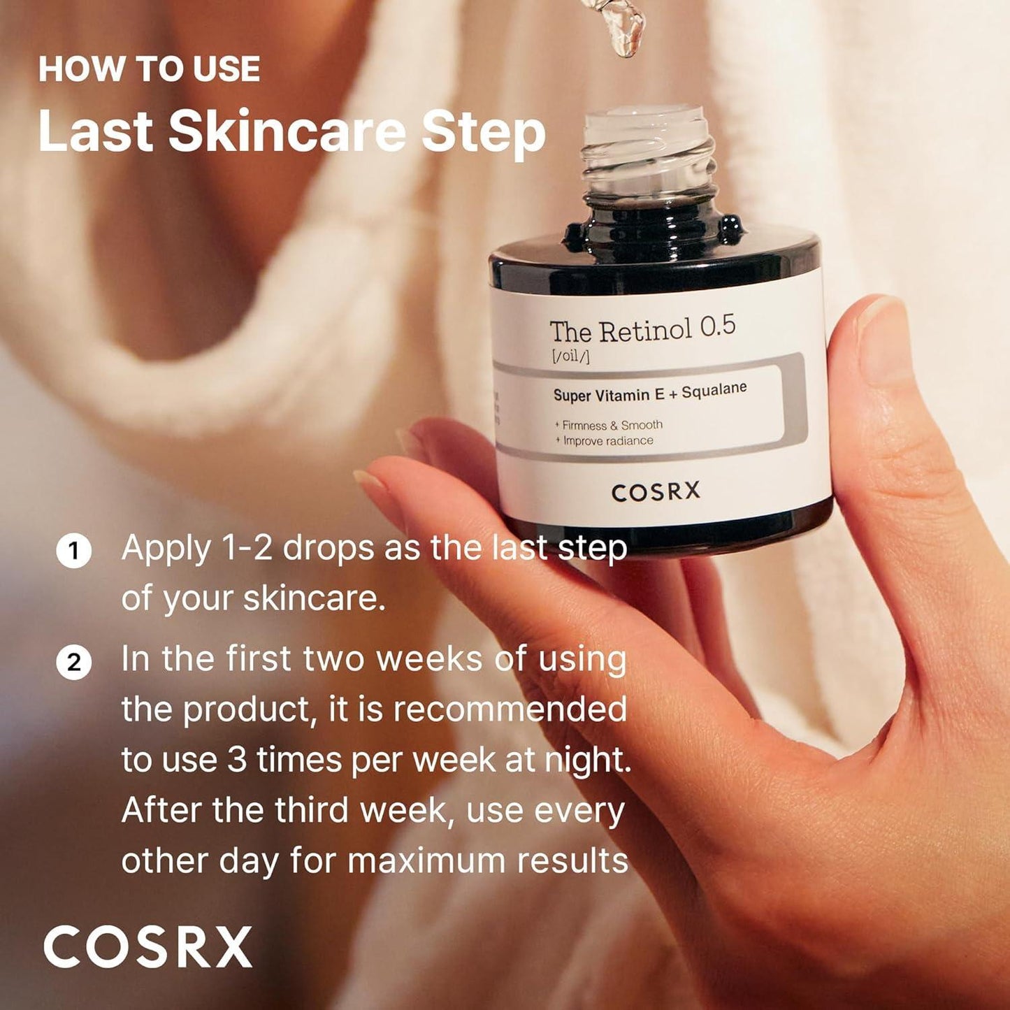 COSRX - The Retinol 0.5 Oil 20ml