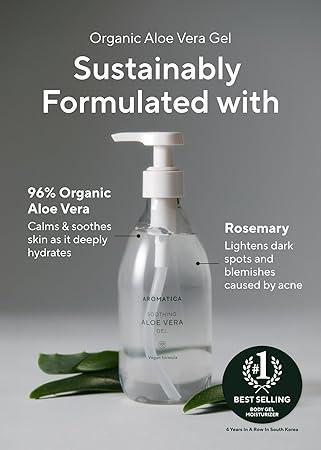 Aromatica - Gel Apaisant à l'Aloe Vera 300ml