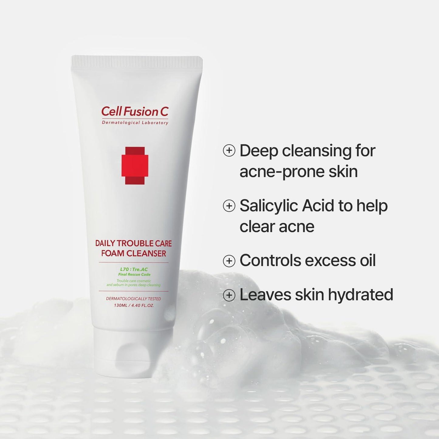 Cell Fusion C - TRE.AC Daily Trouble Care Foam Cleanser - 130ml