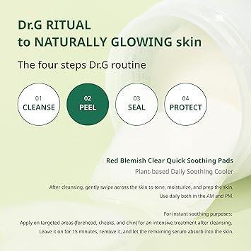 Dr.G - Red Blemish Clear Quick Soothing Pads 70ea