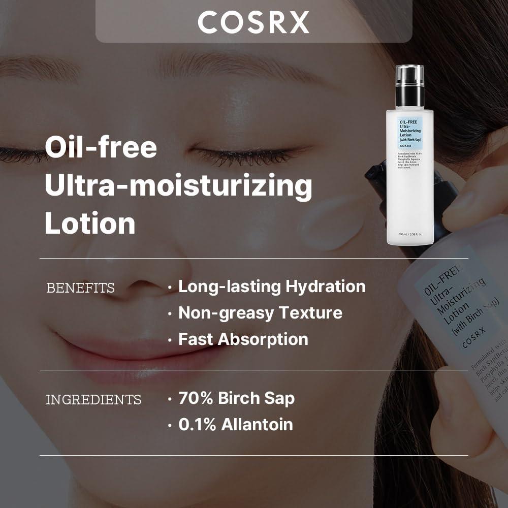 COSRX - Oil-Free Ultra-Moisturizing Lotion with Birch Sap 100ml