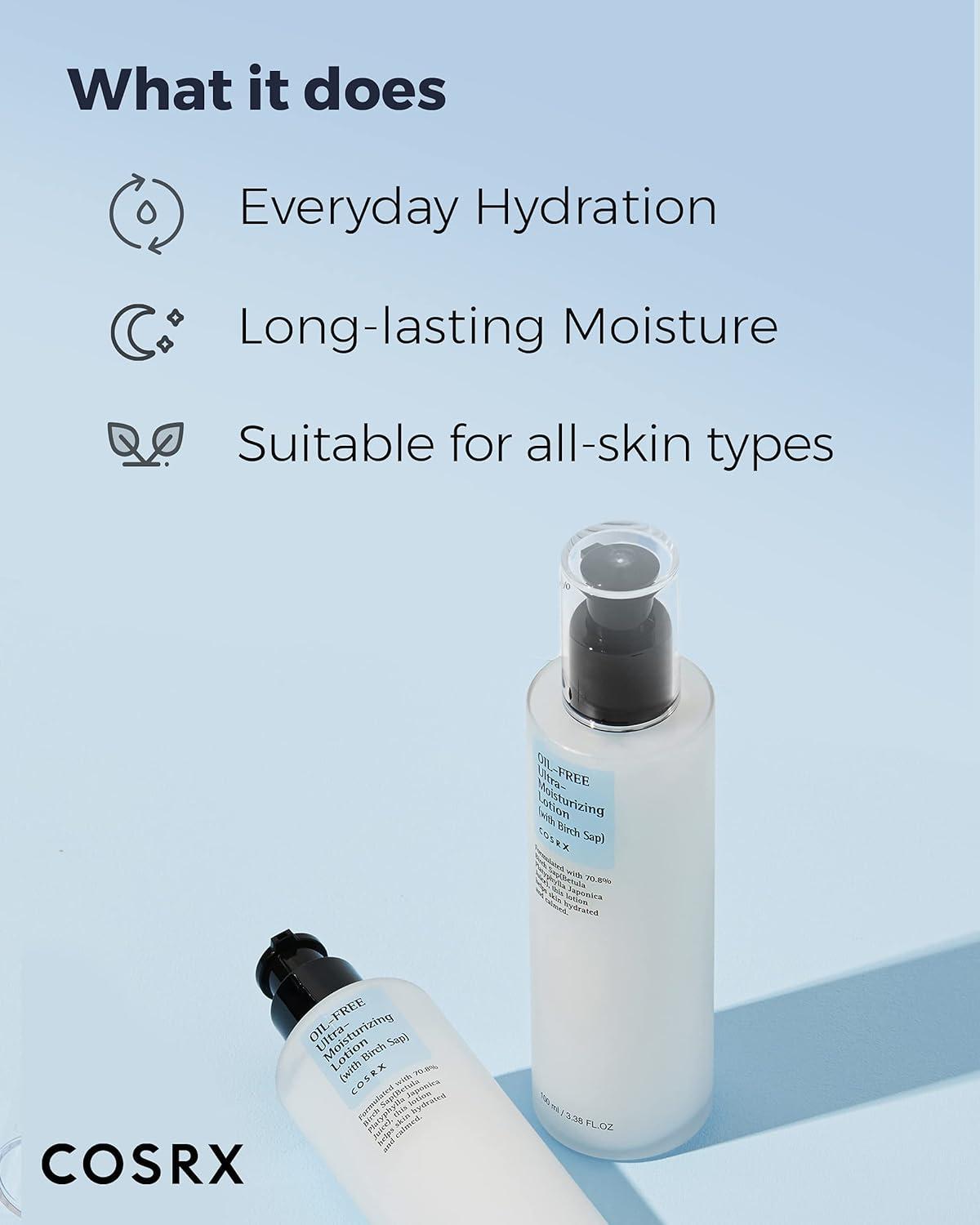 COSRX - Oil-Free Ultra-Moisturizing Lotion with Birch Sap 100ml