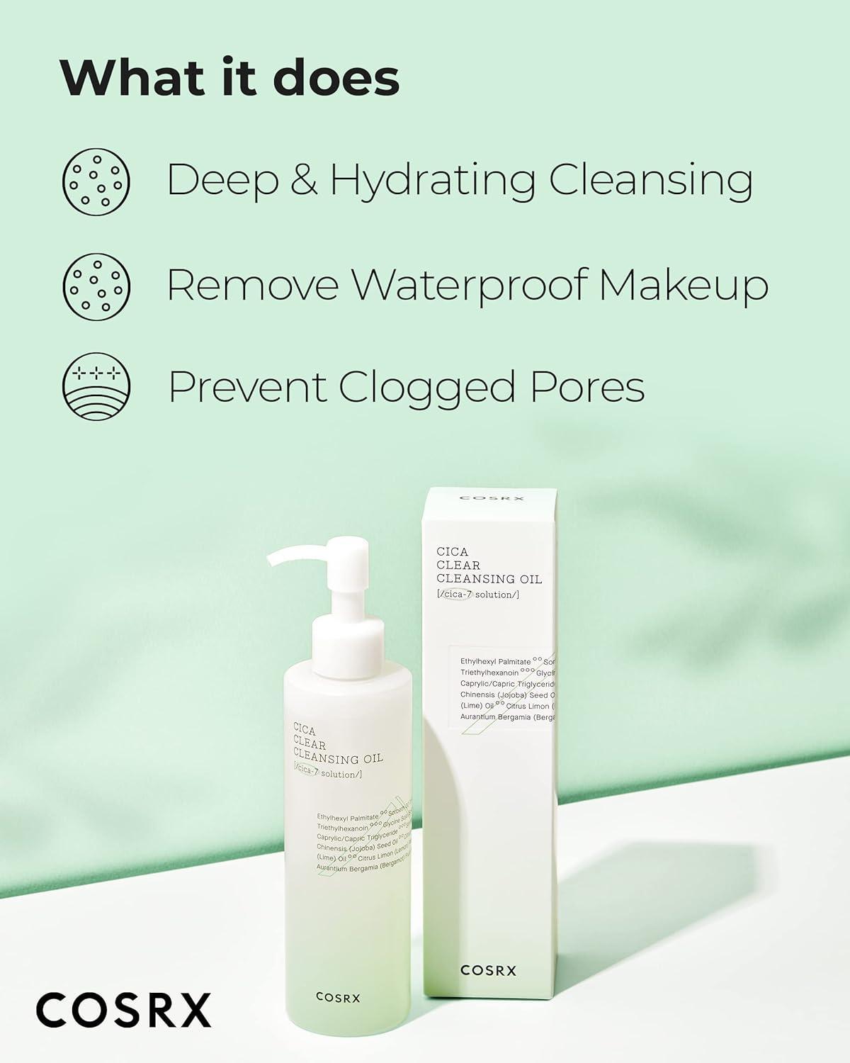 COSRX - Pure Fit Cica Clear Cleansing Oil 200ml