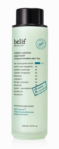 Belif - Problem solution vegan toner 150ml